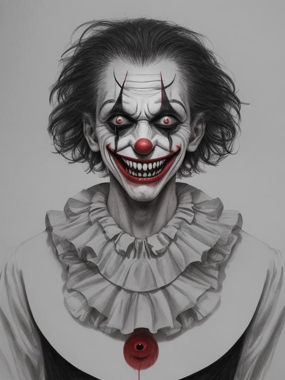 The clown - AI Generated Artwork - NightCafe Creator