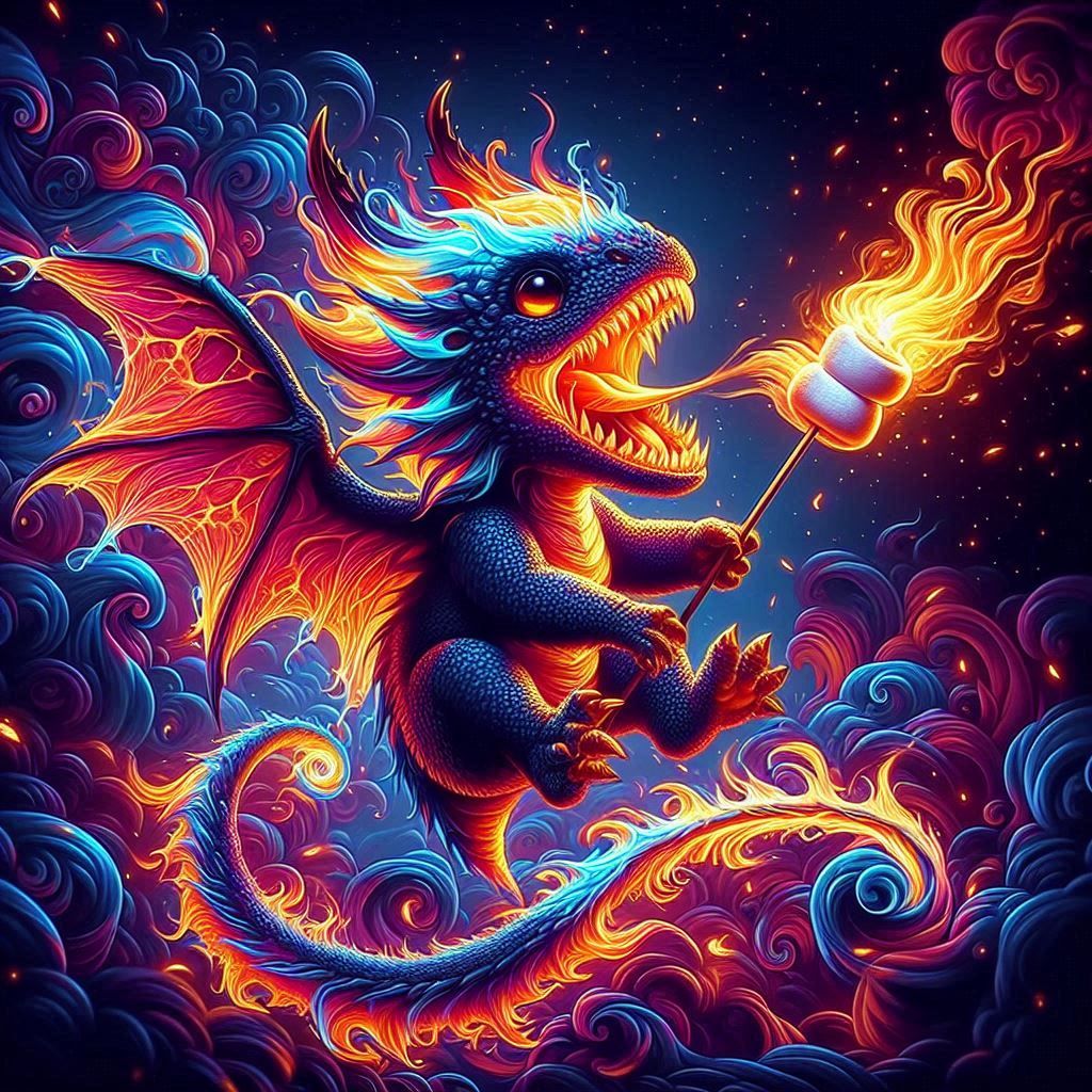 Fire Baby Dragon