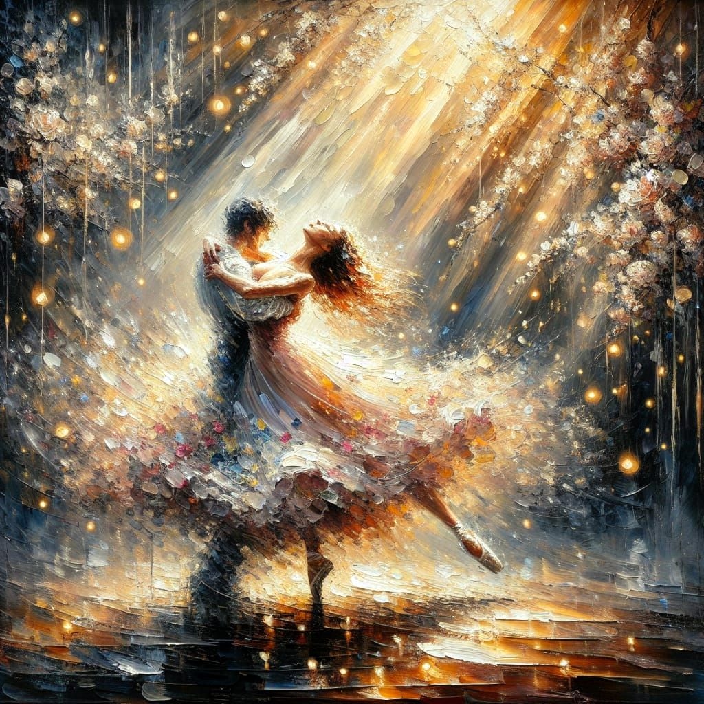 Passion Moving in Petals Embrace  by @Lina Poe