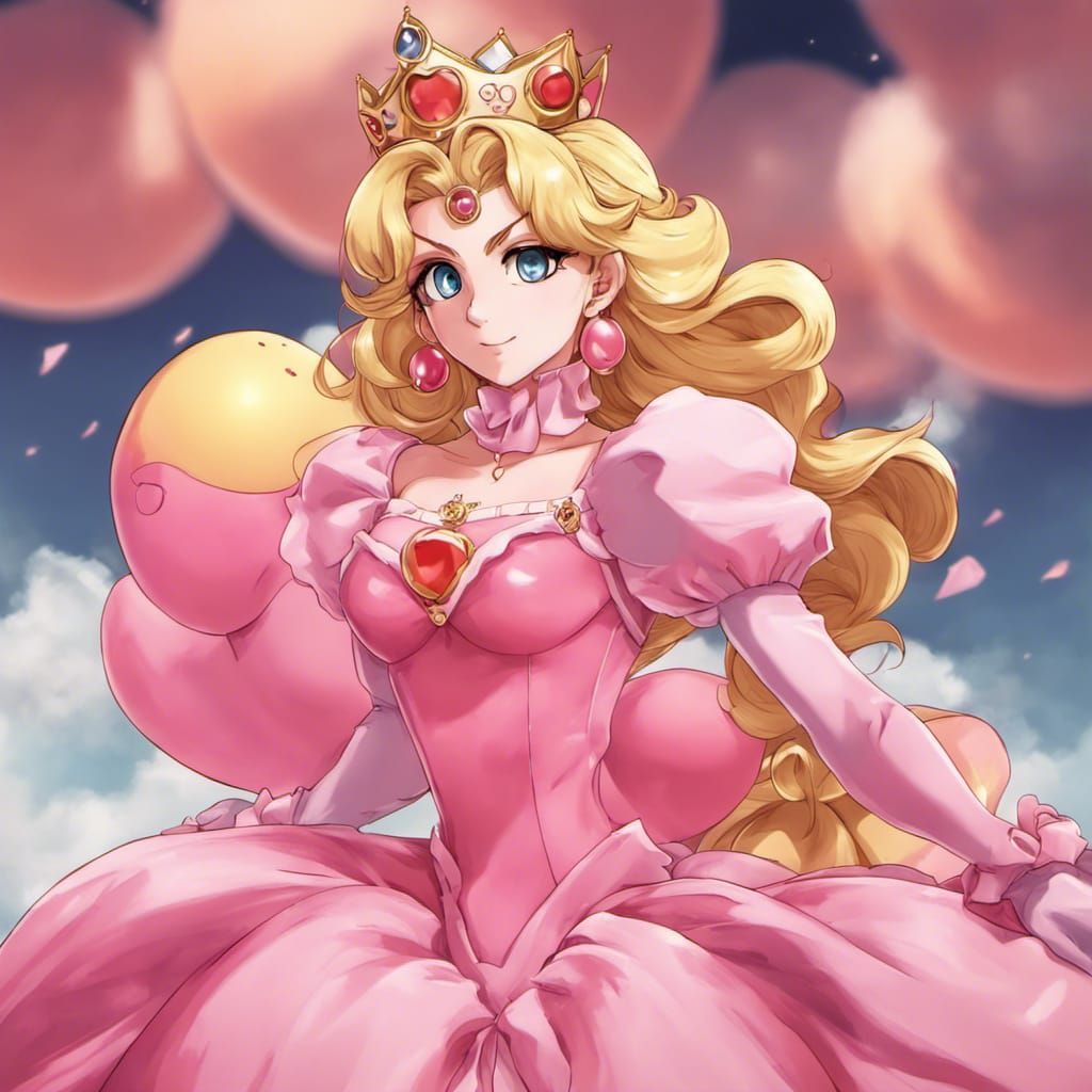 Giorno Giovanna dressed as Princess Peach - AI Generated Artwork -  NightCafe Creator