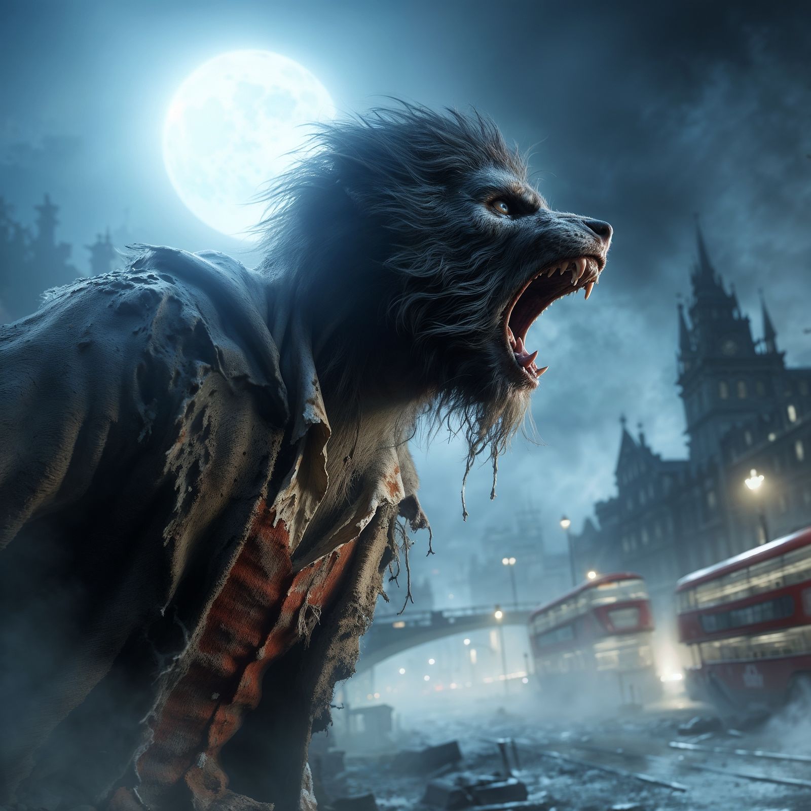 A Full moon - The Werewolf