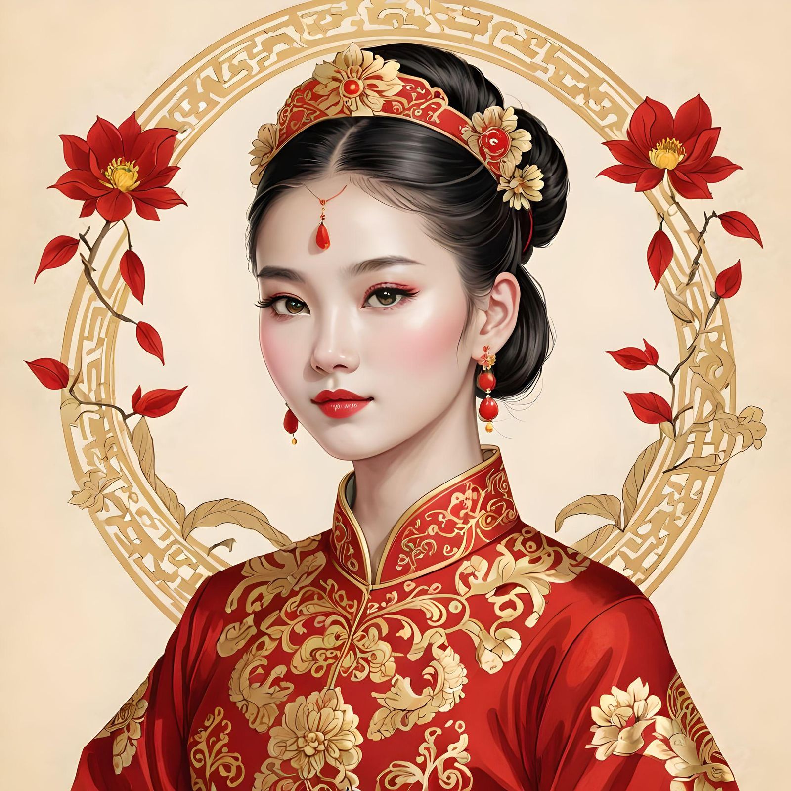 Beautiful young Chinese girl