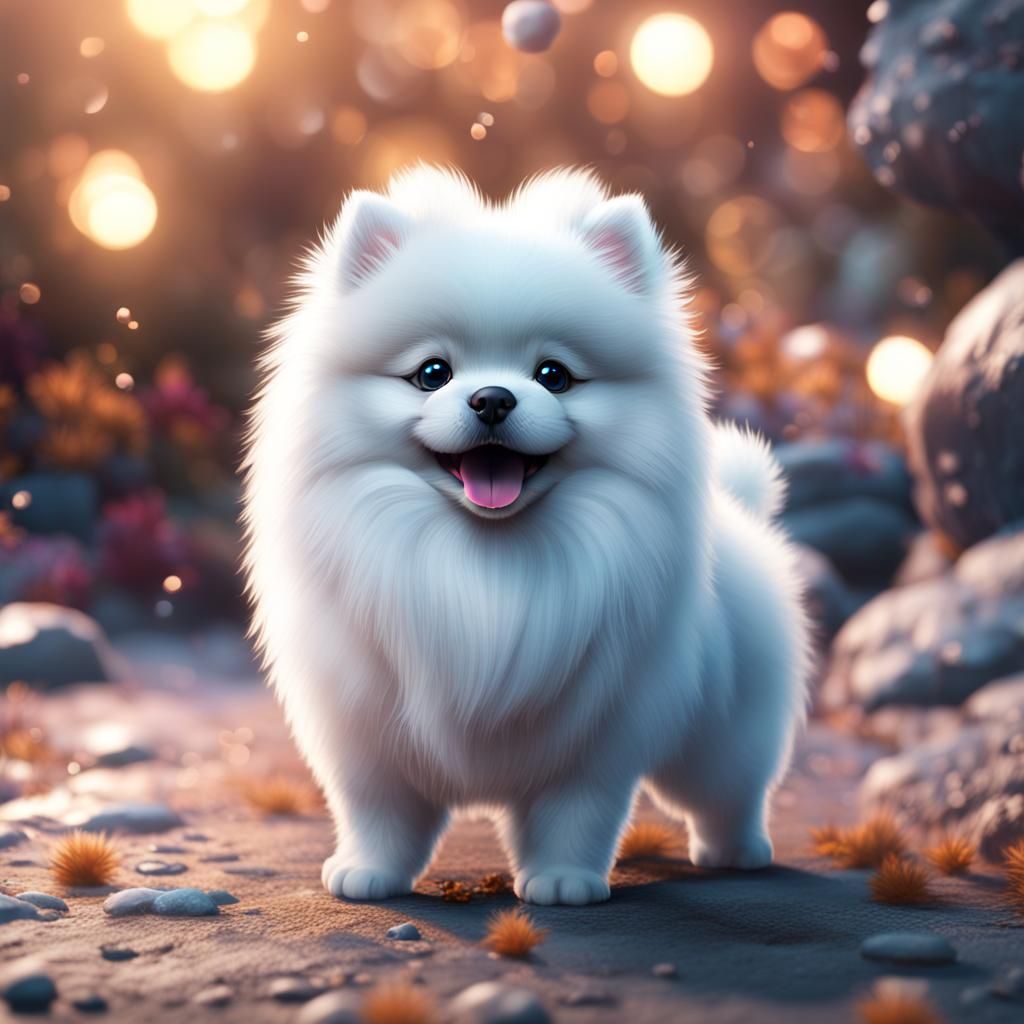 Fuzzy pomeranian store