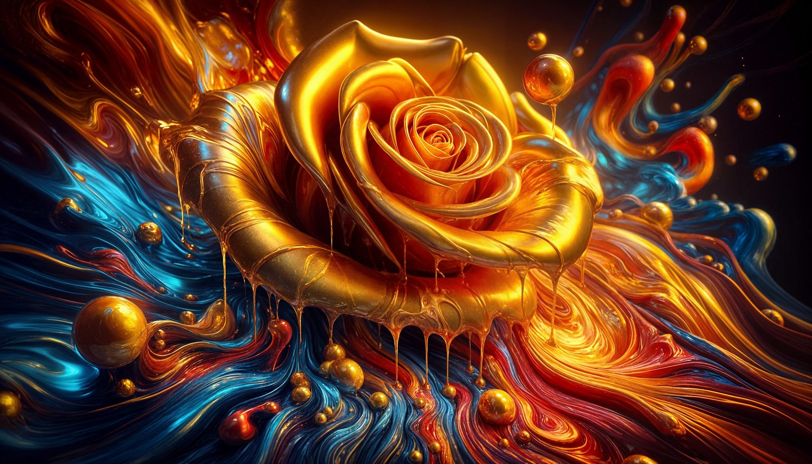 The melting rose
