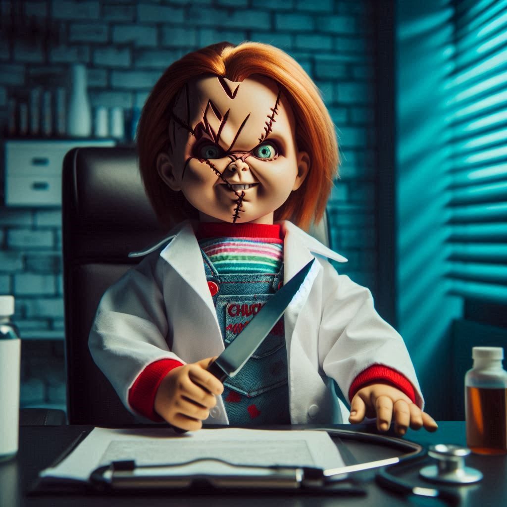 "Hi im Chucky, im your new doc"