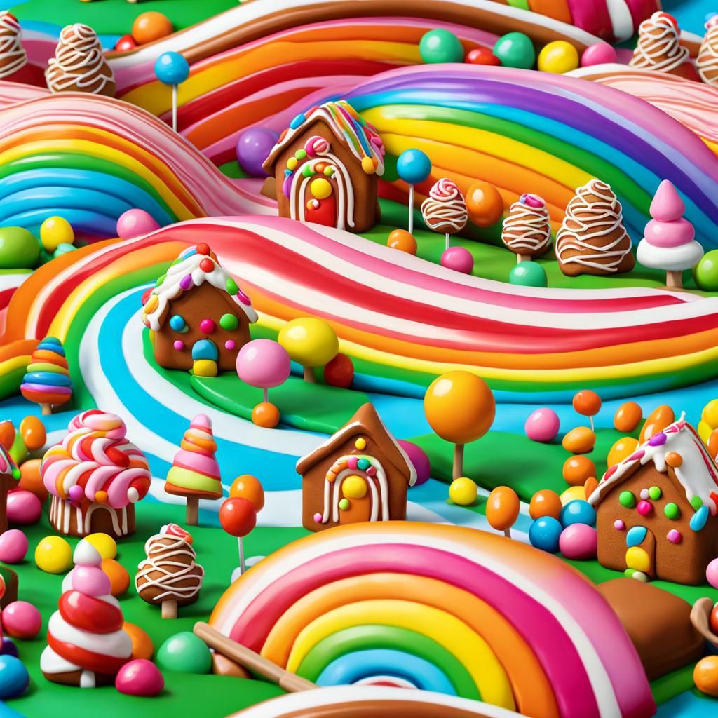 2 x Magical Candyland Backdrops / Backgrounds. - FilterGrade