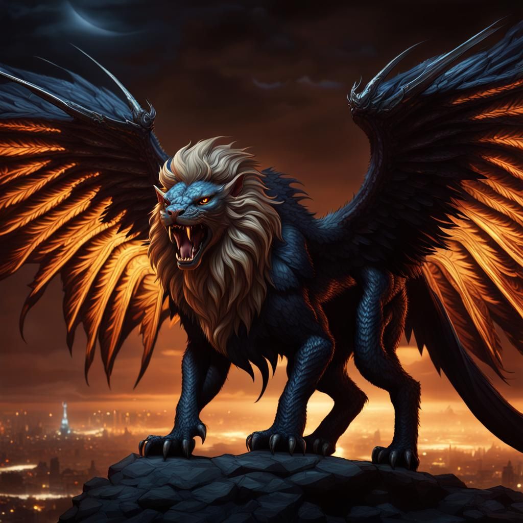 Manticore - AI Generated Artwork - NightCafe Creator