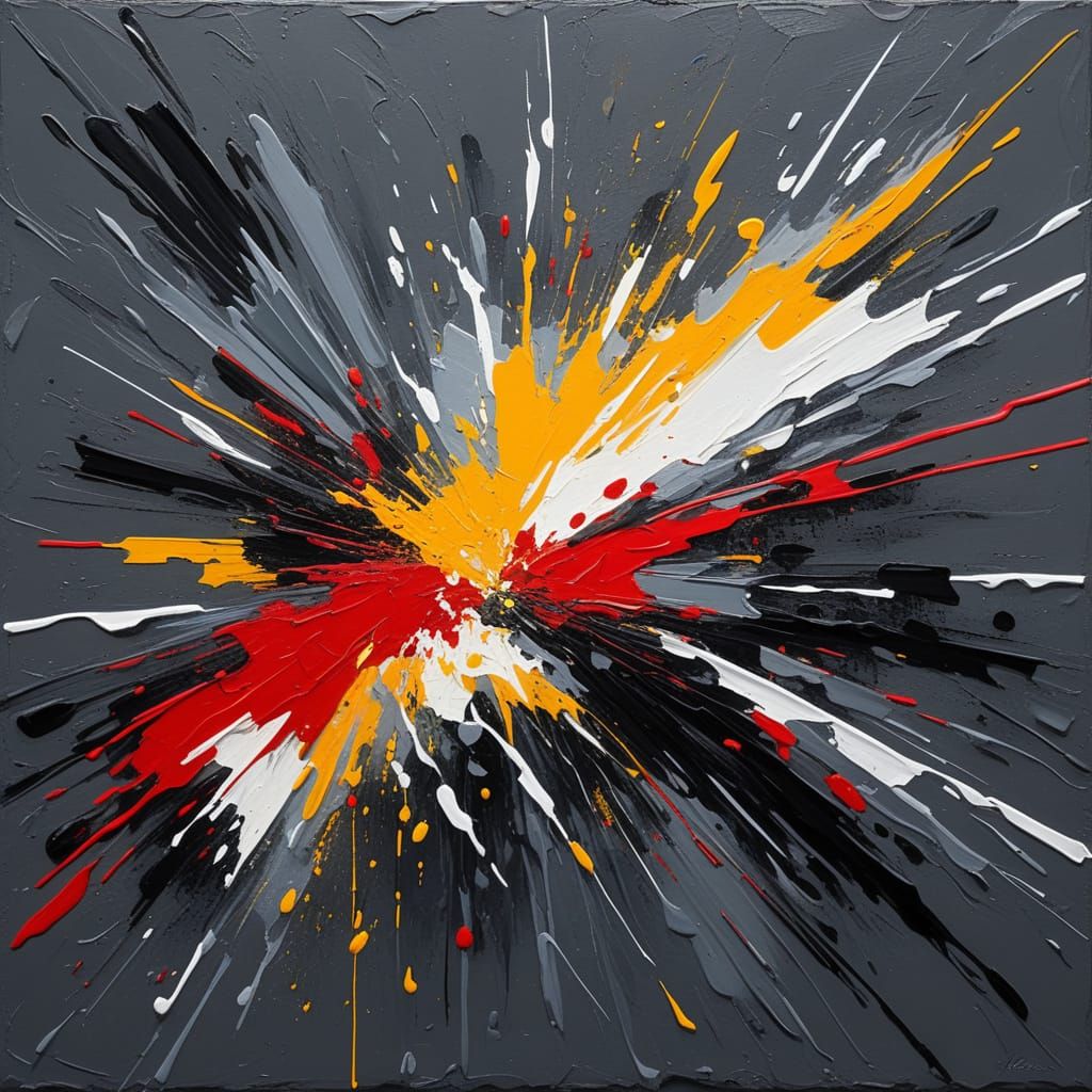 Vibrant Colors Burst Through Gray Winter Landscape