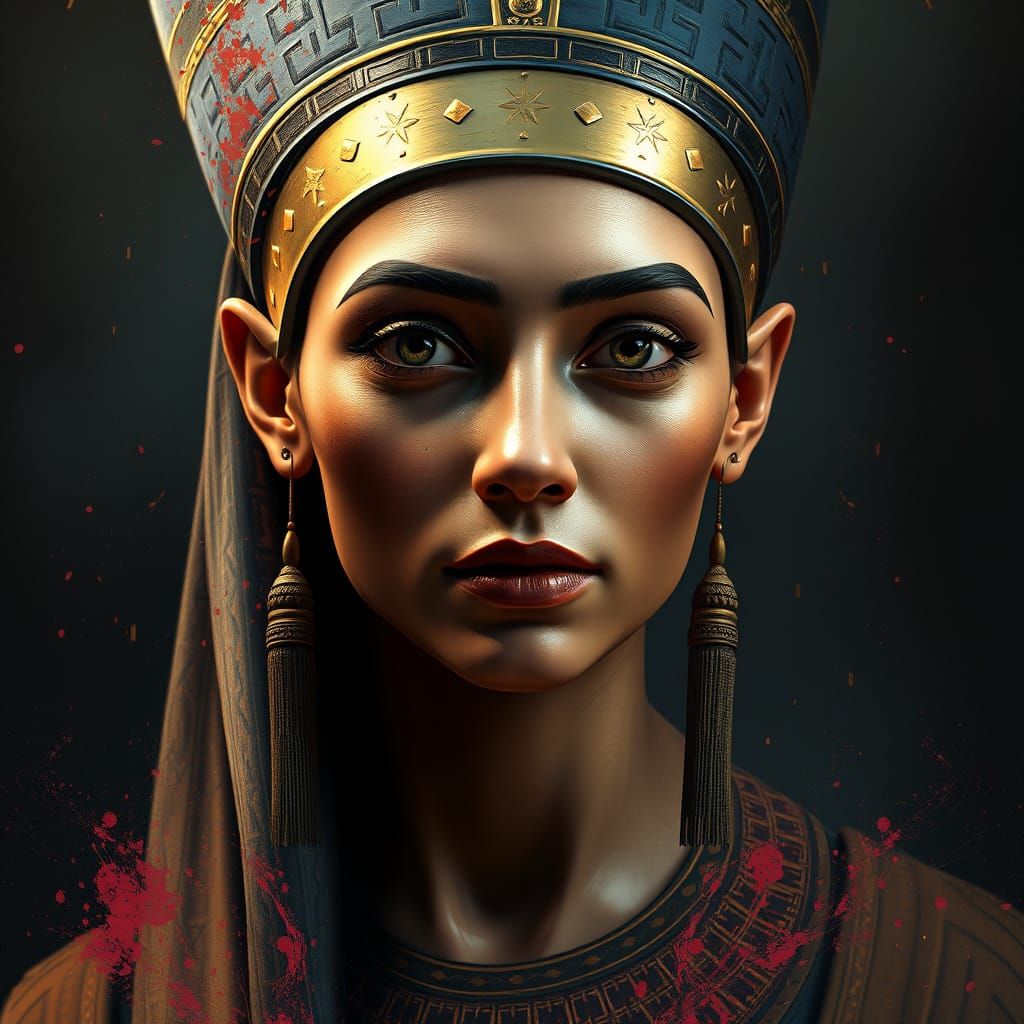 Queen Nefertiti  by @Dago1956