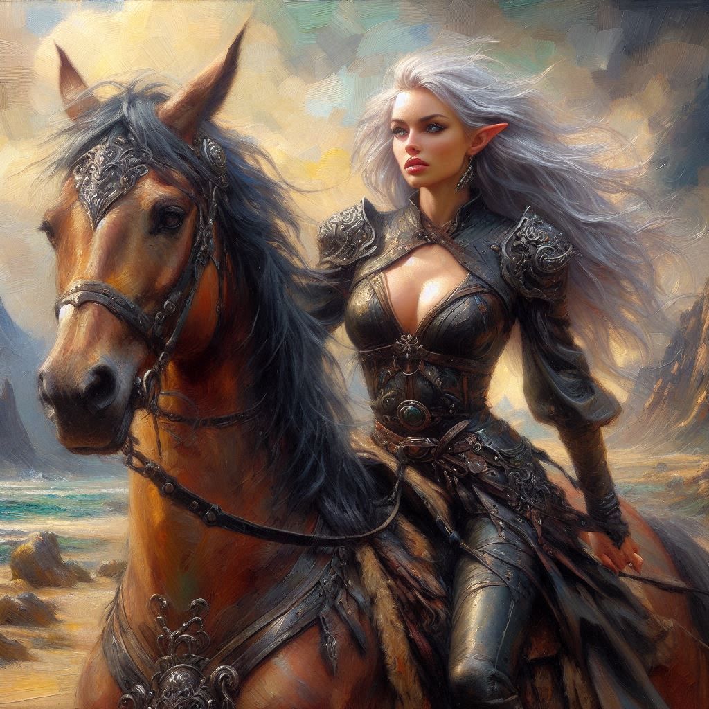 Mounted Elvin Beauty