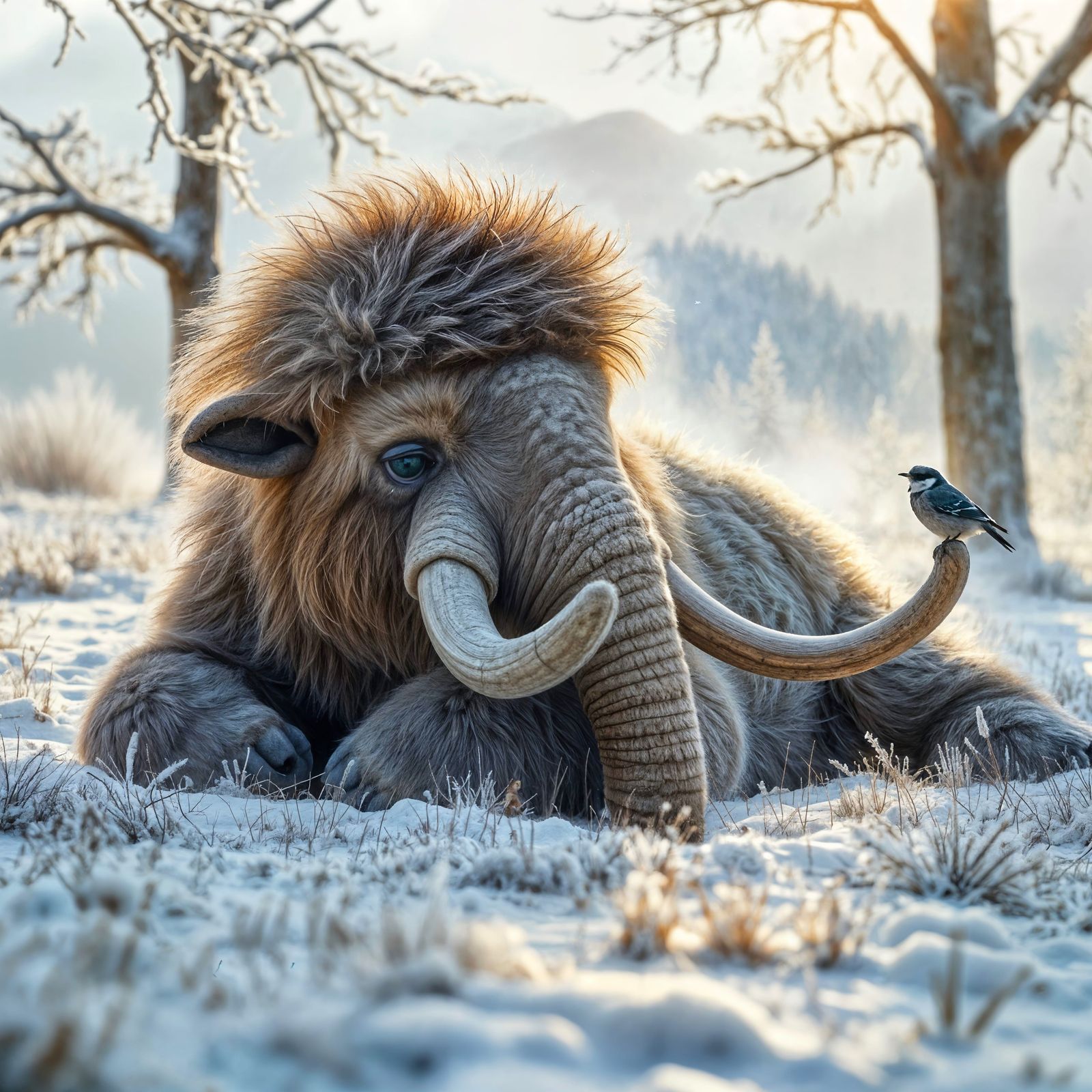 Lullaby for a Young Woolly Mammoth  by @APOLLO