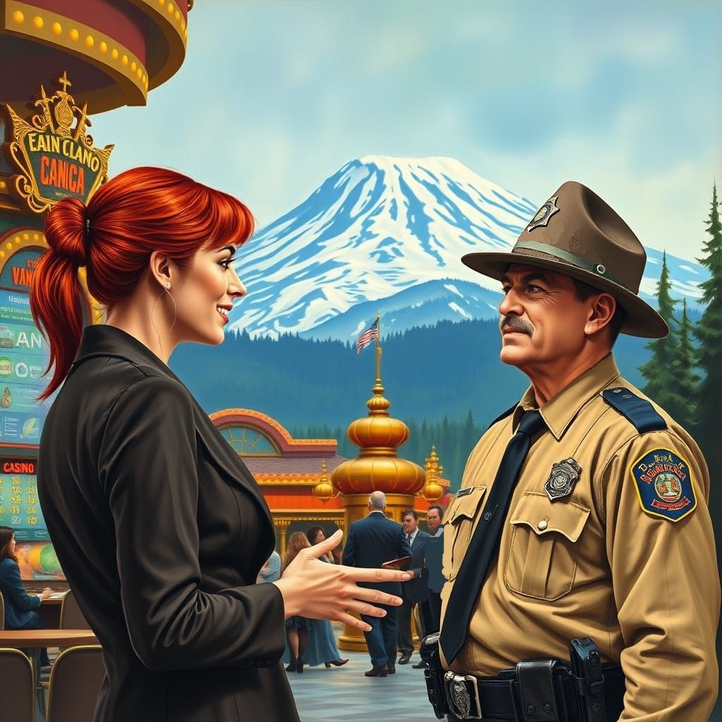 "I'm agent Georgia O'Malley, FBI. I'm here to help."