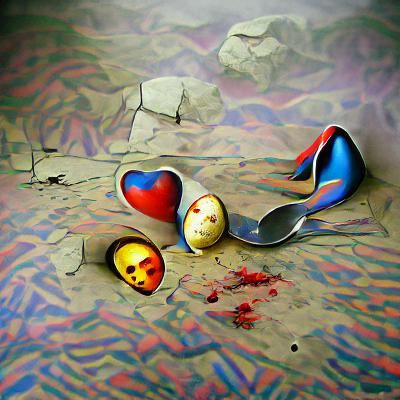 broken eggs and broken hearts