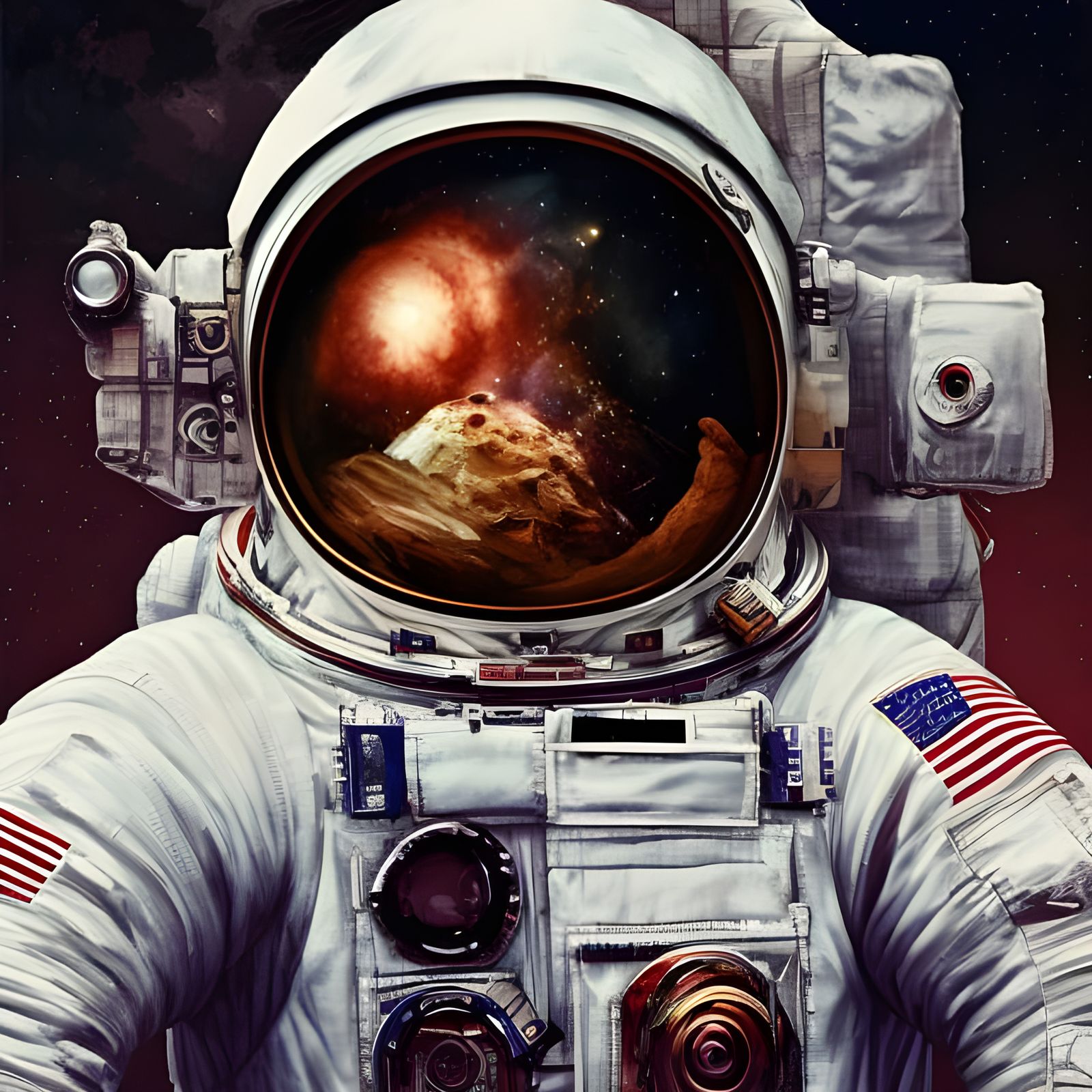 First Selfie on Mars  by @Thombmx