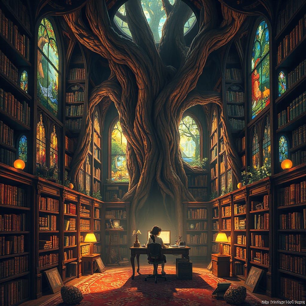 A Tree Library  by @Sirry 