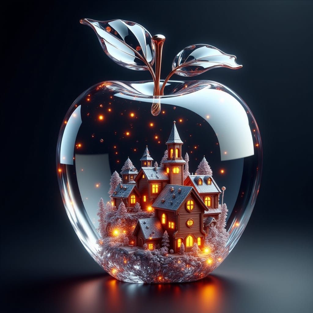 Tiny Village  by @Helix