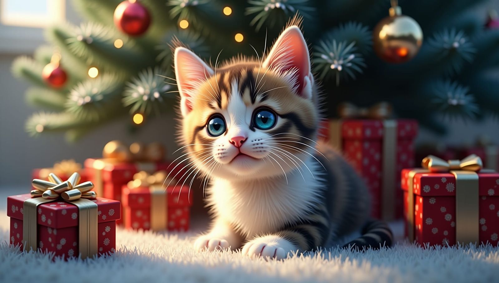 Christmas Kitten