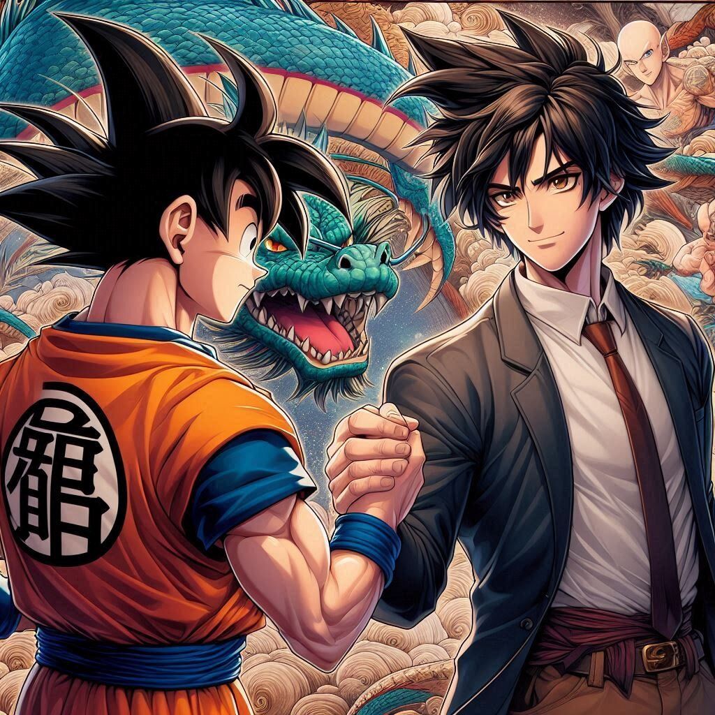 Sampaio meeting Goku 🤝👋