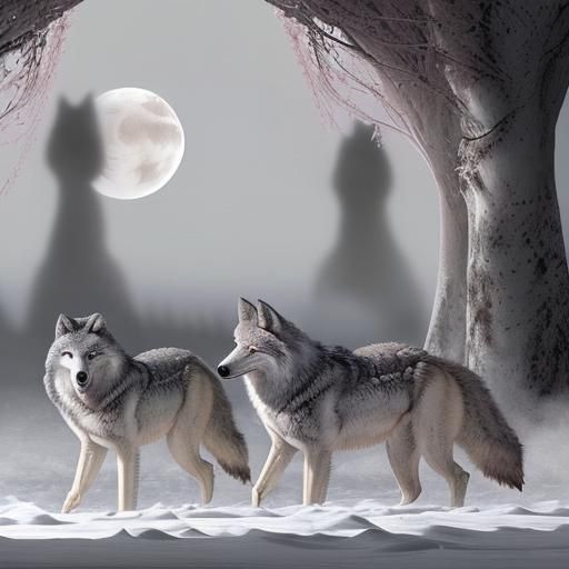 Wolfs - AI Generated Artwork - NightCafe Creator