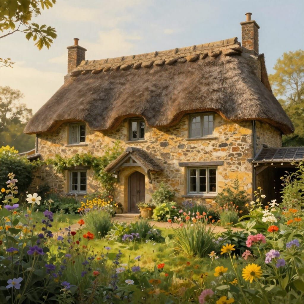 Rustic Dream House in Overgrown Garden