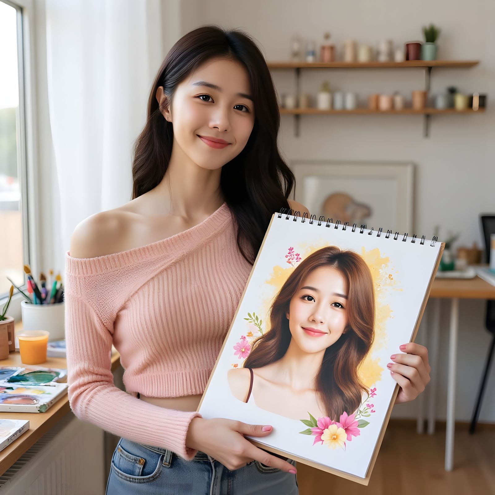 Hyun-ah Sketchbook: Ji-woo! 🥰