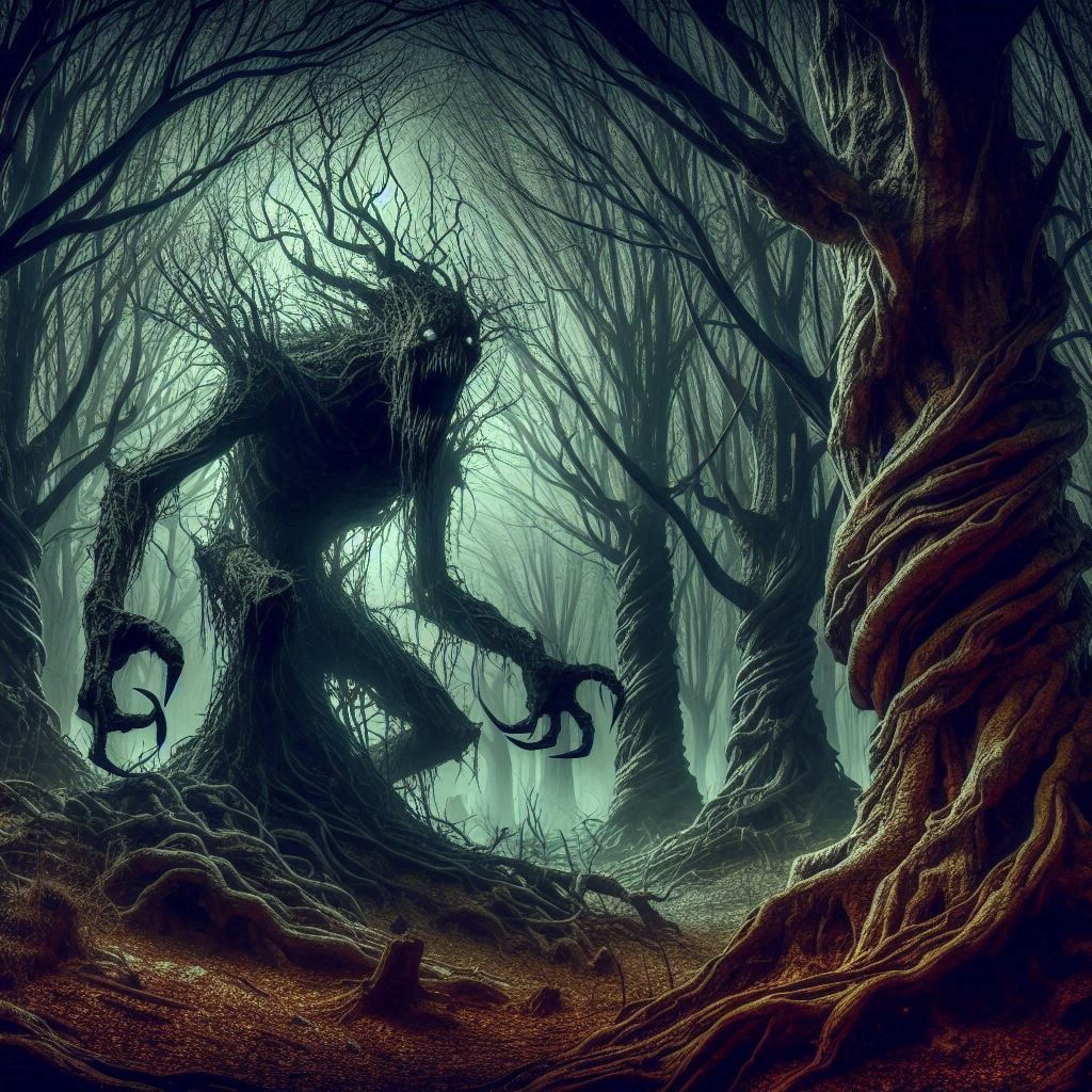 You got lost in the dark forest and took a wrong turn...