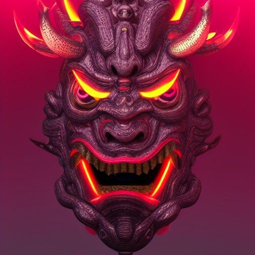 Warlord Demon Mask