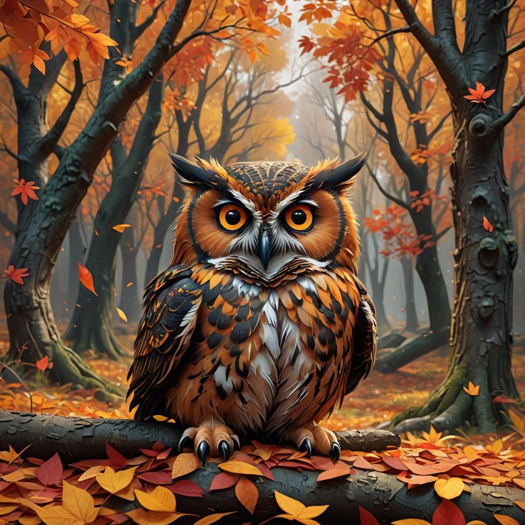 fall owl