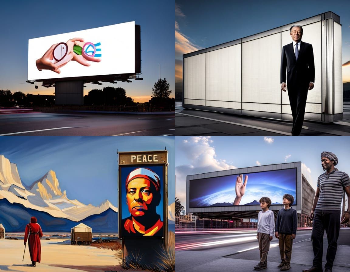 peace billboard