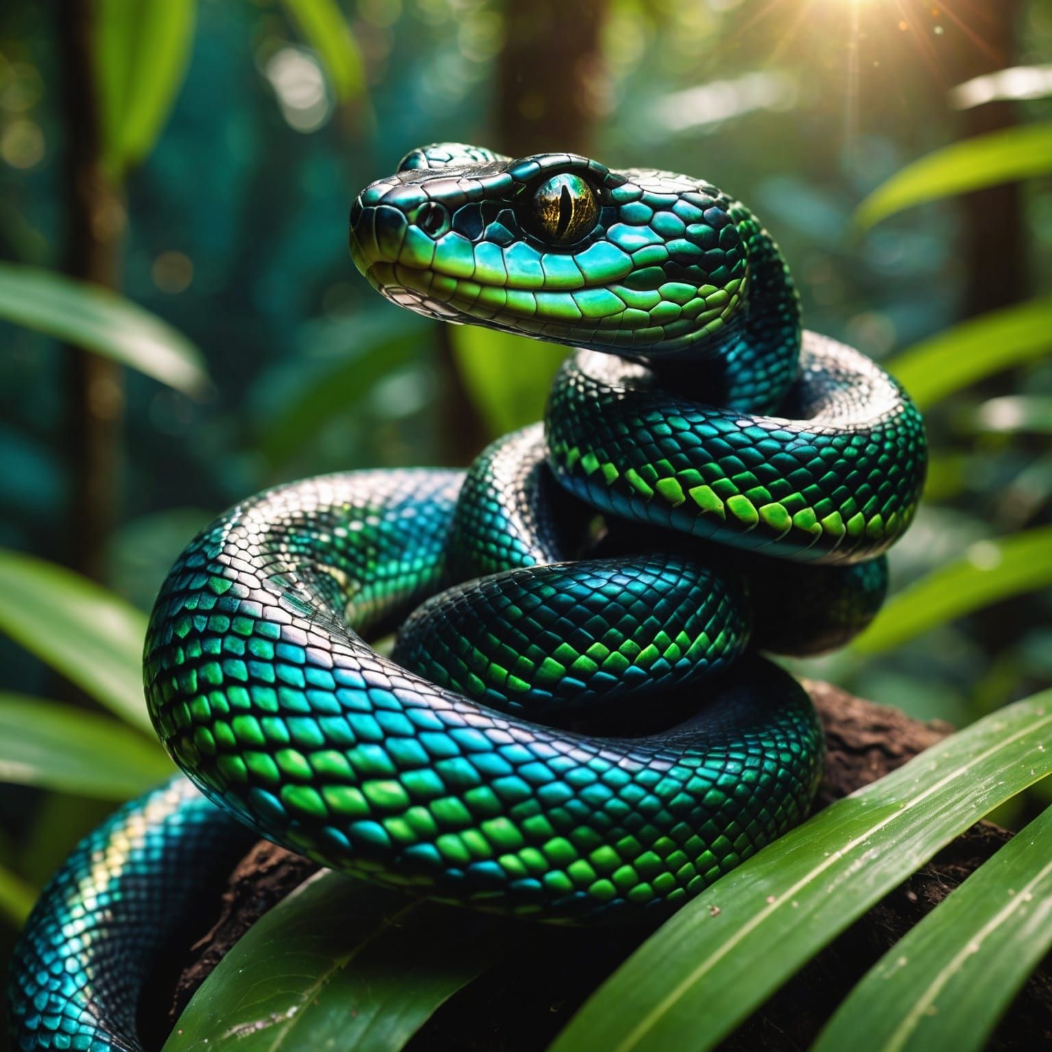 Look at me, I’m a sssssnake   by @Setra134