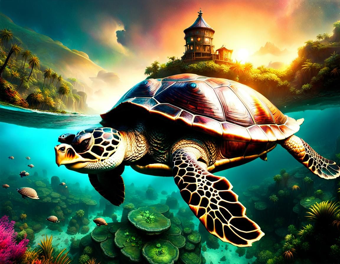 Turtle - AI Generated Artwork - NightCafe Creator