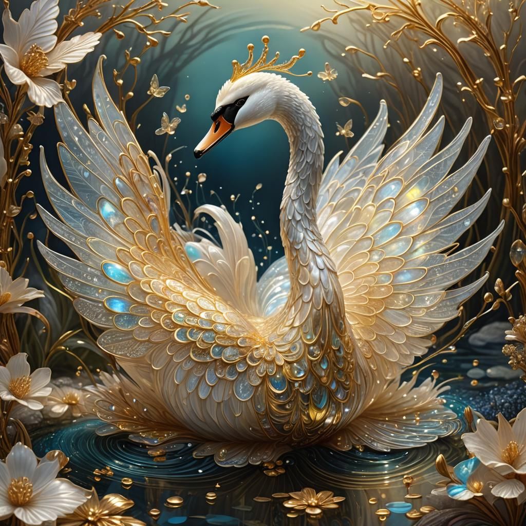 An elegant swan  by @Richard