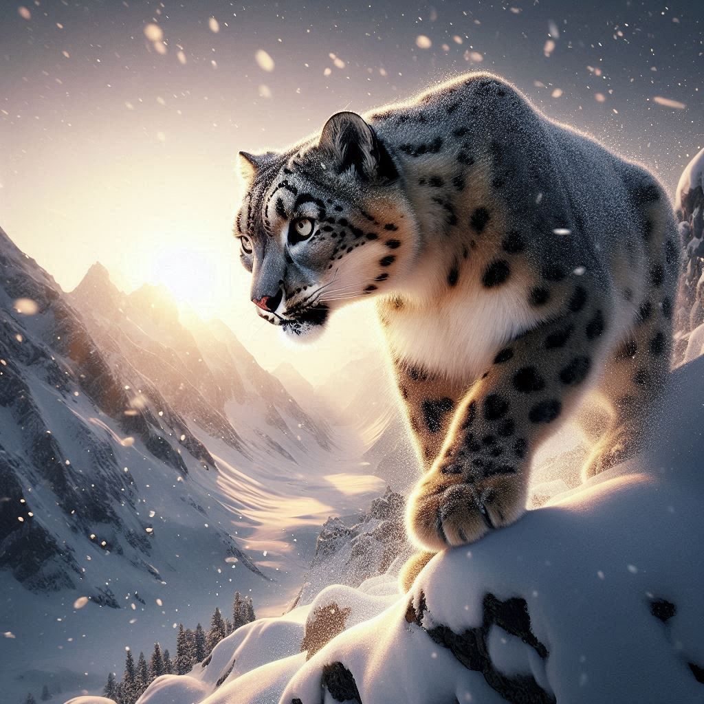 soft threat from snow leopard
