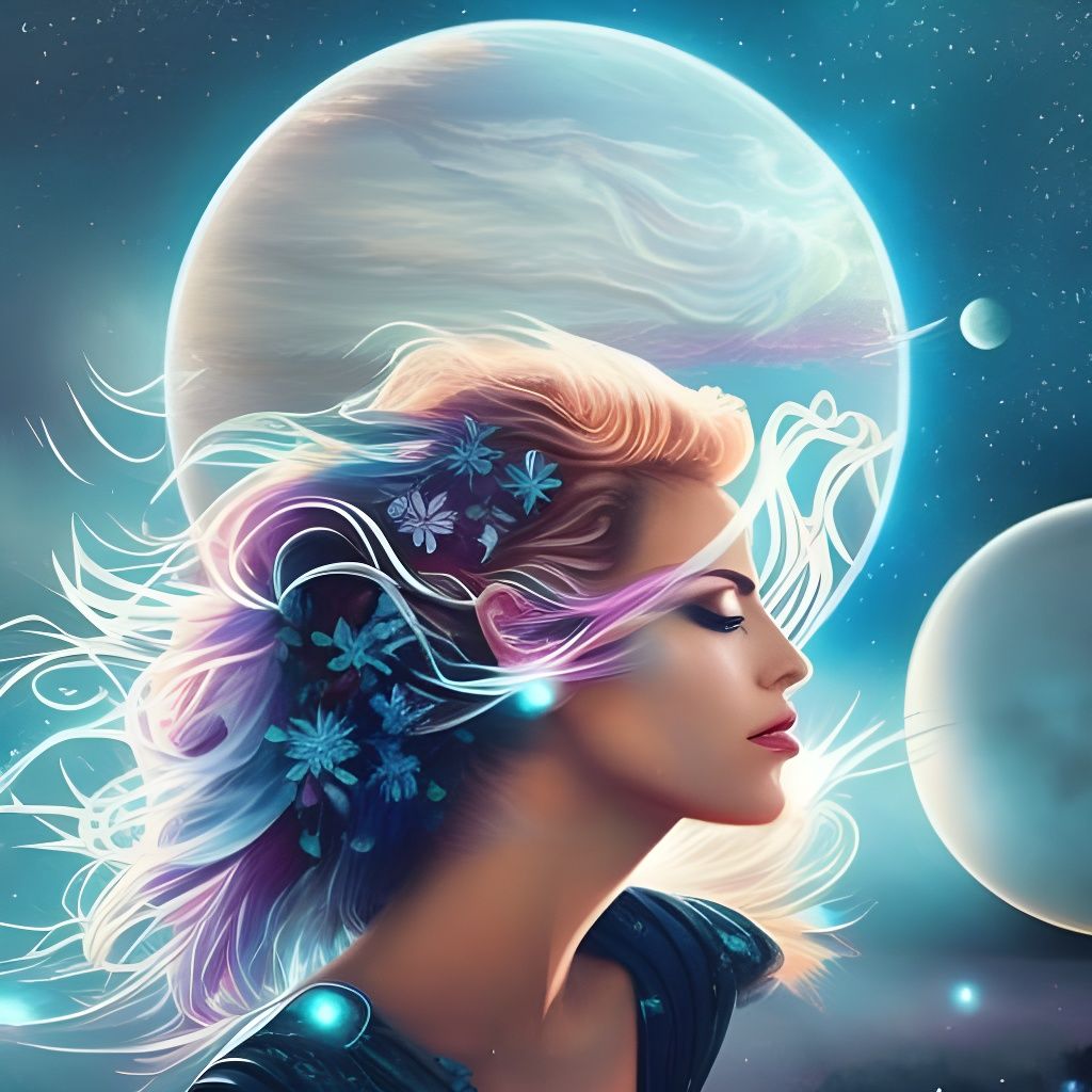 "Drops of Jupiter in her hair"  by @Queen Of Denial