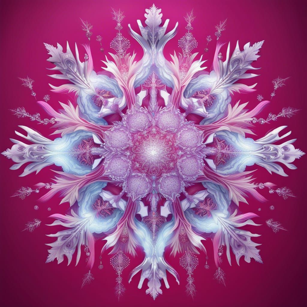 Pink Snowflake