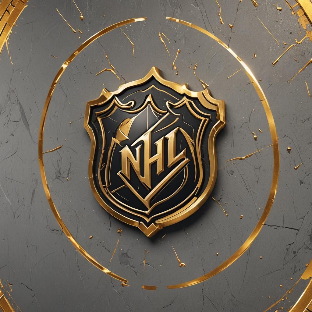 golden nhl logo cool