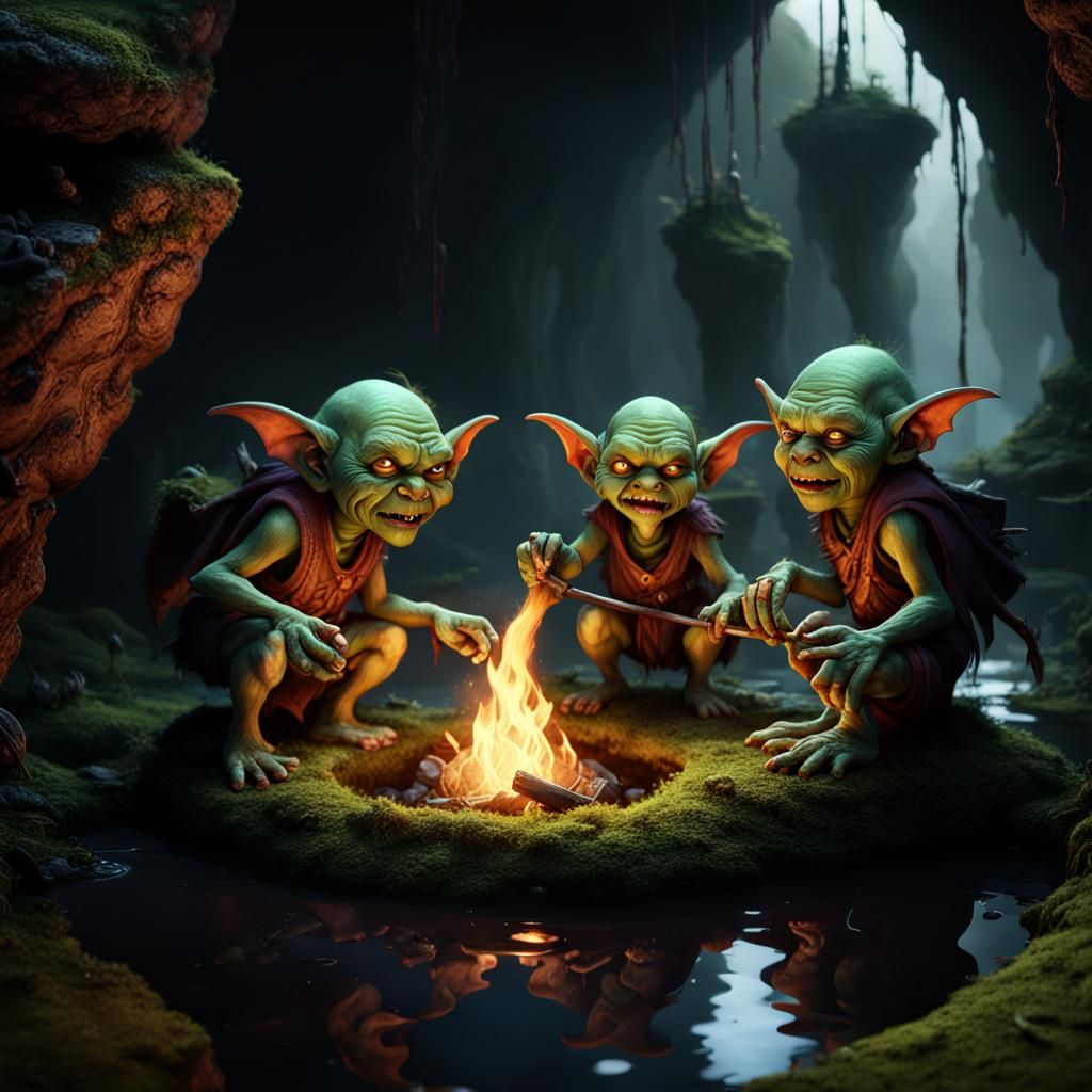 3 Goblins Ai Generated Artwork Nightcafe Creator 1750