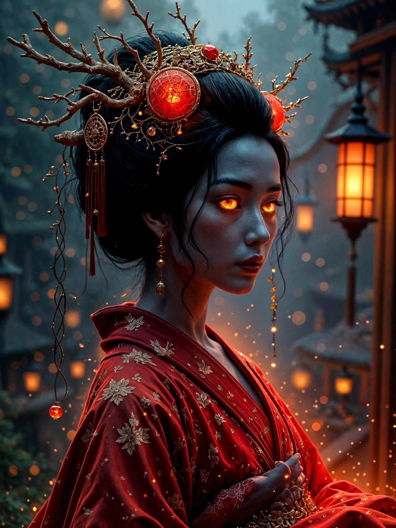 The Crimson Oracle  by @Funverhau