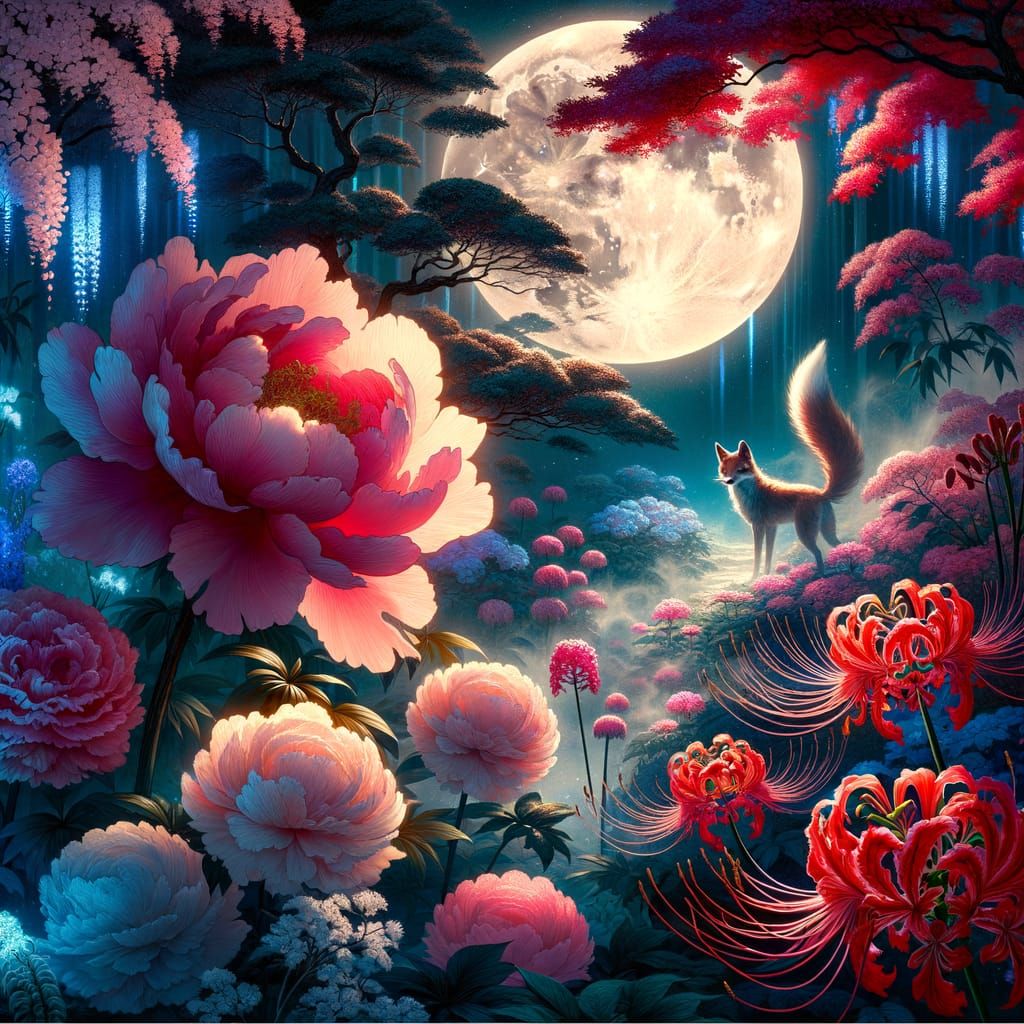 Moonlit Blossom Haven