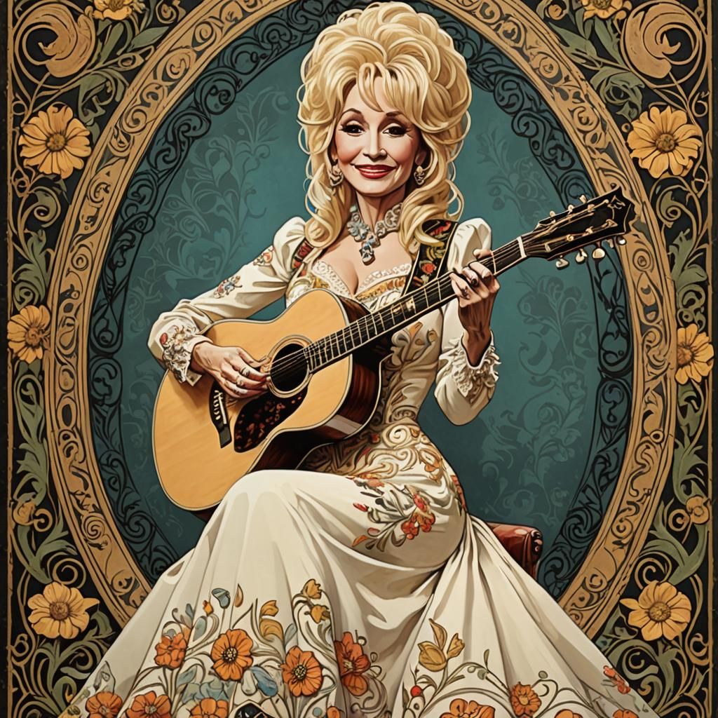 Dolly Parton - AI Generated Artwork - NightCafe Creator