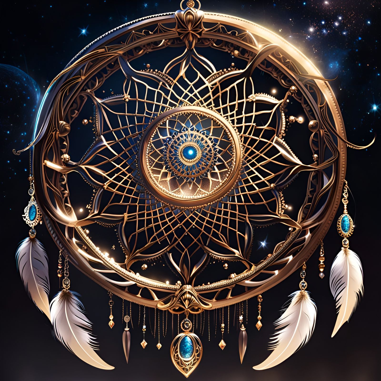 DREAMCATCHER catching wispy sparkling dreams.  by @Beps