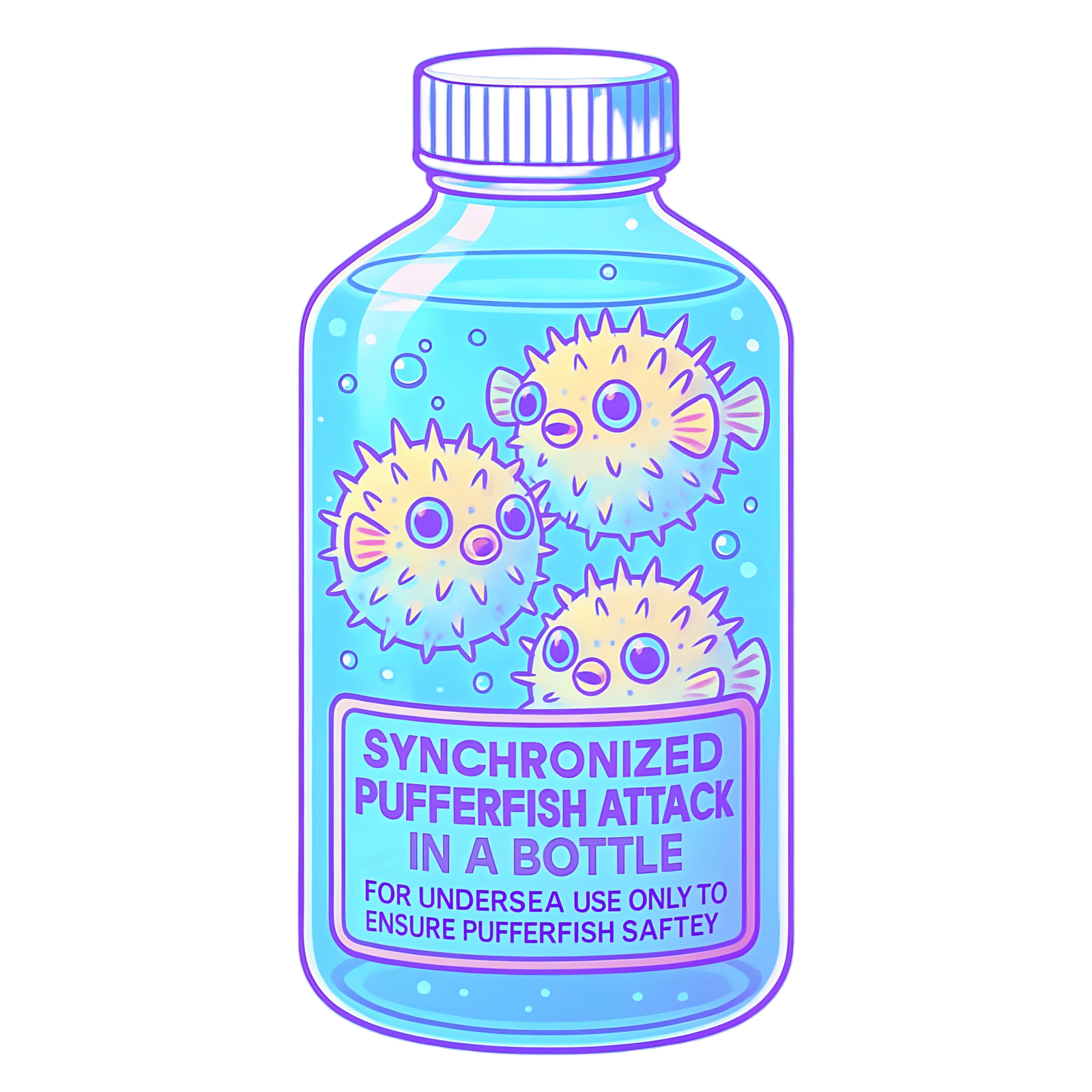 Synchronized Pufferfish Attack In a Bottle - Updated Label