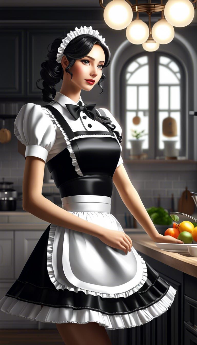 Beautiful Maid Ai Generated Artwork Nightcafe Creator 5836