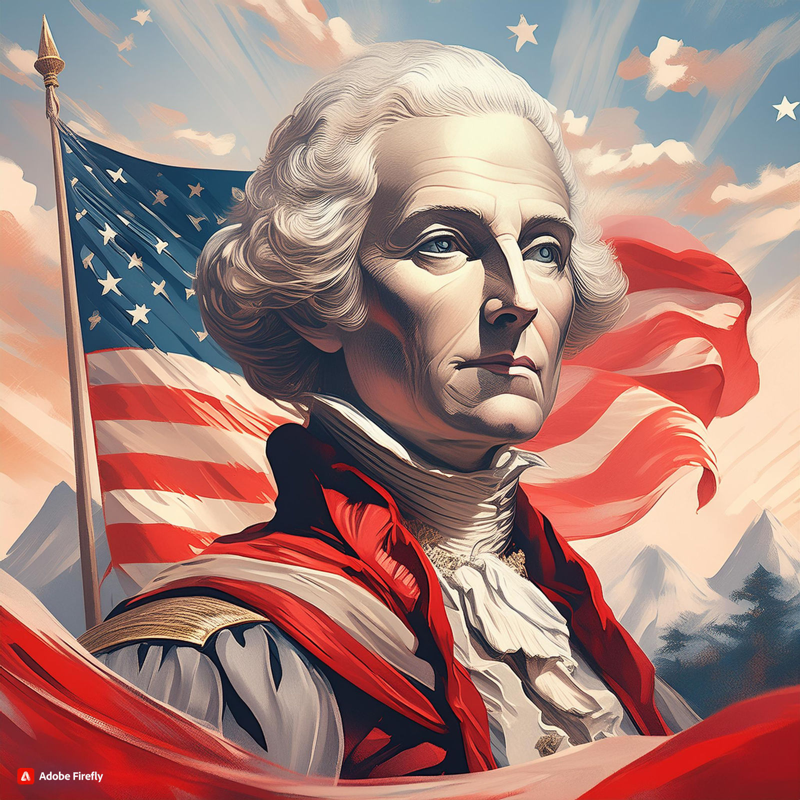 George Washington - AI Generated Artwork - NightCafe Creator