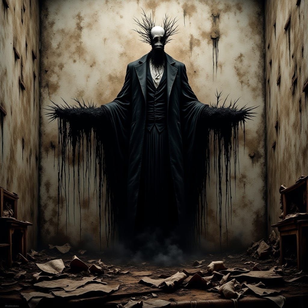 <lora:Vect Oblivion:1.0>
grunge, grungy, extremely detailed "Eerie Slenderman", dirty, dusty, abandoned, haunted, old, dystopian, dystopia,...