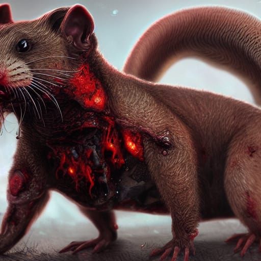 ZOMBIE FERRET ✨✨✨