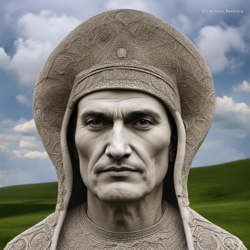 Mystical Romanian man made of dreams