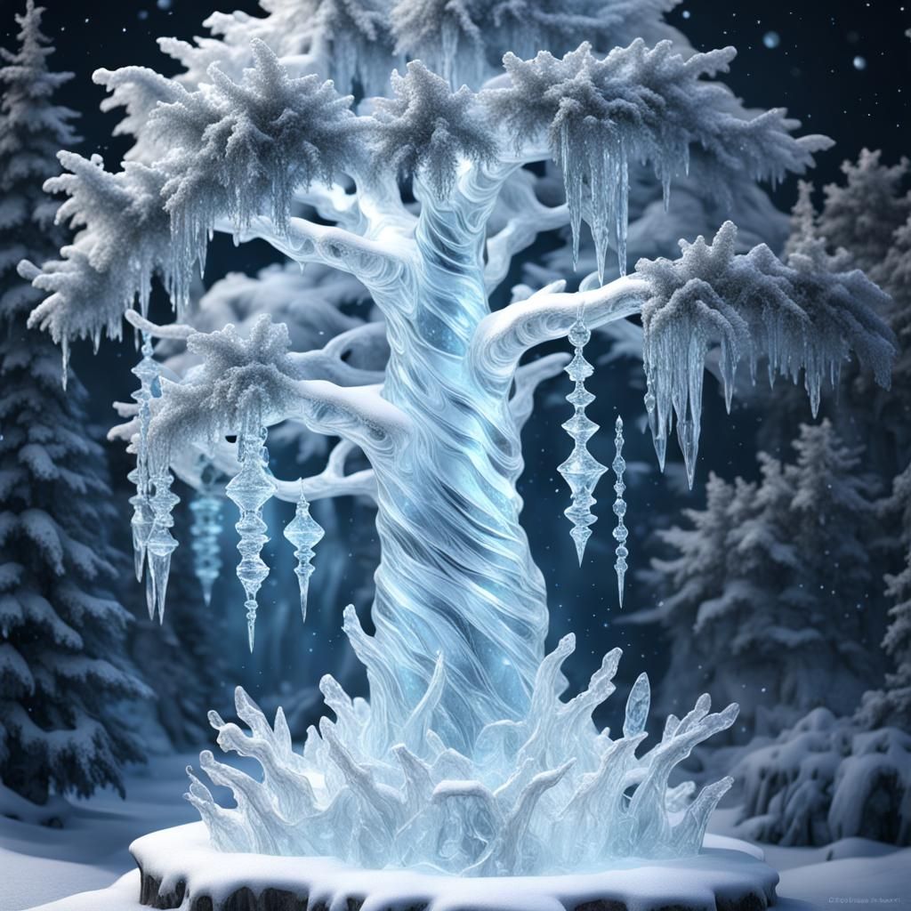 Tree of Ice  by @FrancesFantasy