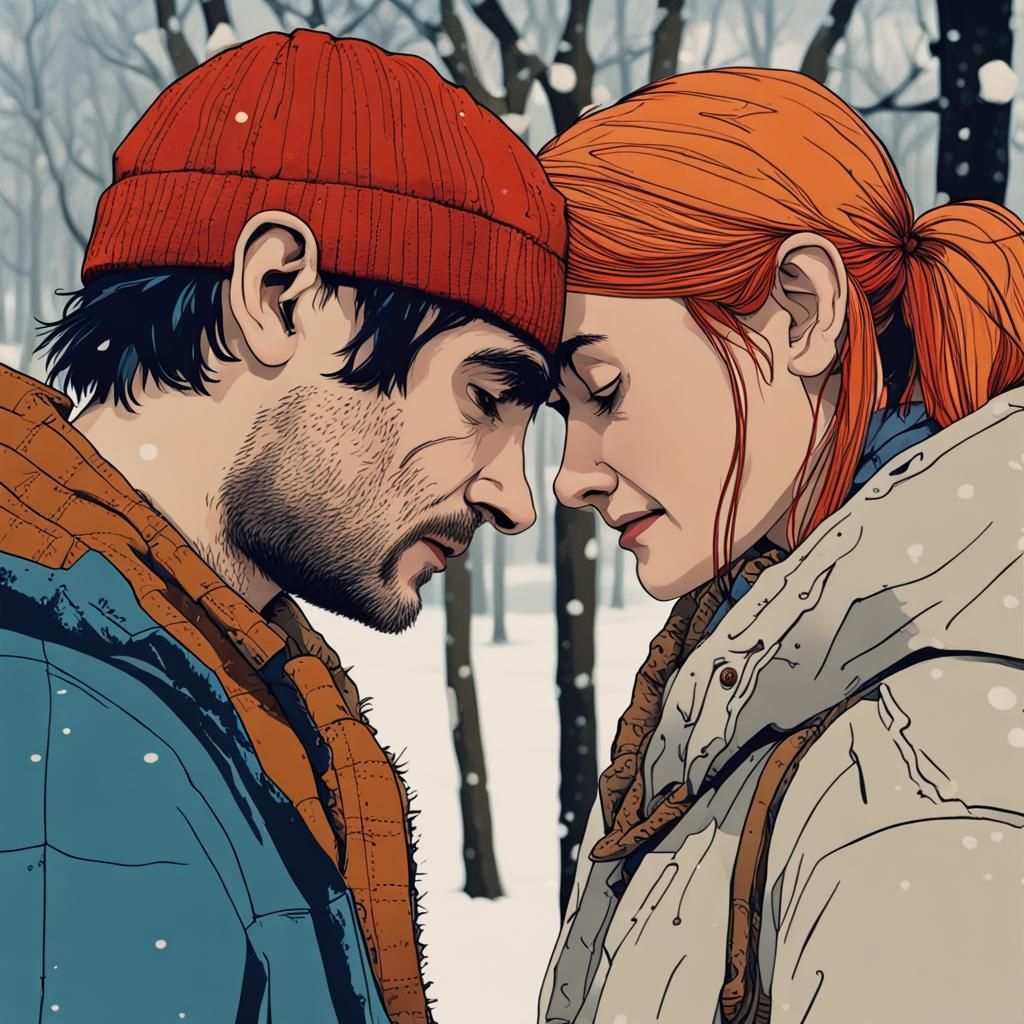 Joel and Clementine AI Generated Artwork NightCafe Creator
