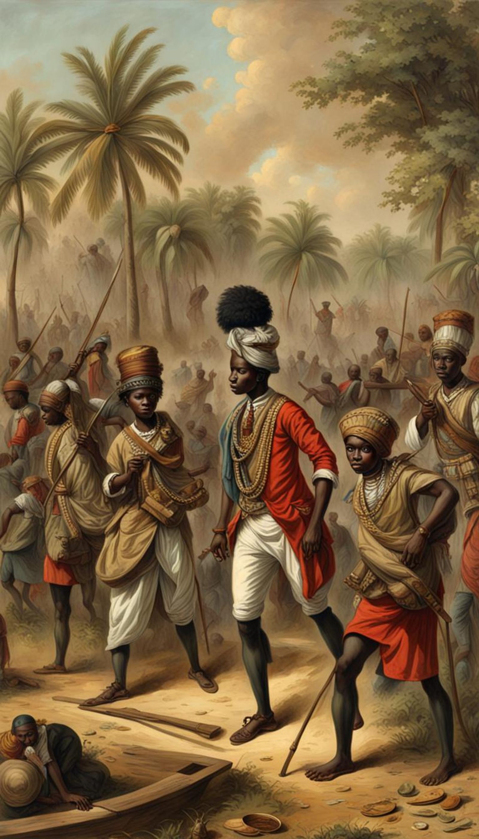 Image That Symbolizes The Fall Of The Dahomey Kingdom To French Image That Symbolizes The Fall Of The Dahomey Kingdom To French